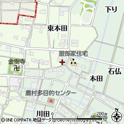 愛知県弥富市五之三町東本田62周辺の地図