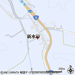 京都府船井郡京丹波町新水戸西浦周辺の地図
