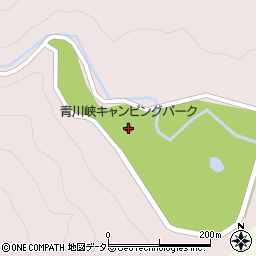 青川峡キャンピングパーク周辺の地図