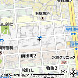 愛知県名古屋市瑞穂区本願寺町2丁目57周辺の地図