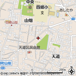 愛知県豊田市四郷町天道4-2周辺の地図