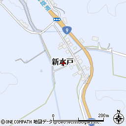 京都府船井郡京丹波町新水戸周辺の地図