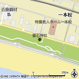 要石神社周辺の地図