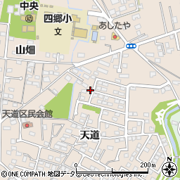 愛知県豊田市四郷町天道99-147周辺の地図