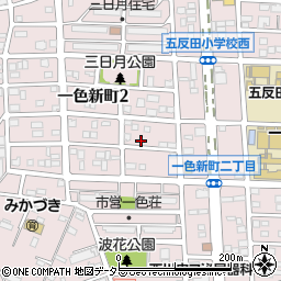 愛知県名古屋市中川区一色新町周辺の地図