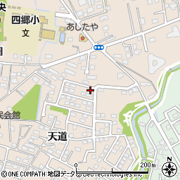 愛知県豊田市四郷町天道99-69周辺の地図