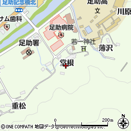 愛知県豊田市岩神町周辺の地図