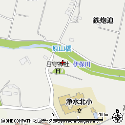 愛知県豊田市貝津町西向畑5周辺の地図