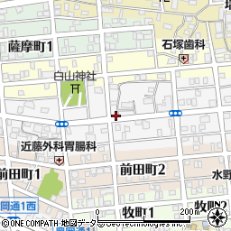 愛知県名古屋市瑞穂区本願寺町周辺の地図
