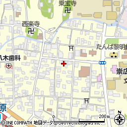 兵庫県丹波市柏原町柏原527-1周辺の地図