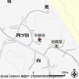 平勝寺周辺の地図