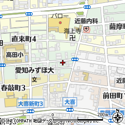 愛知県名古屋市瑞穂区宝田町6丁目周辺の地図