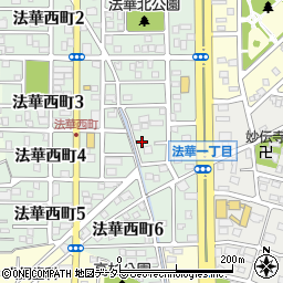 愛知県名古屋市中川区法華西町171-2周辺の地図