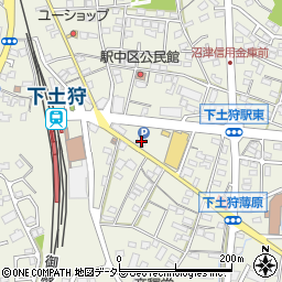 静岡銀行下土狩支店周辺の地図