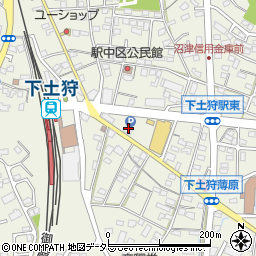 静岡銀行下土狩支店 ＡＴＭ周辺の地図