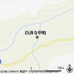 滋賀県東近江市百済寺甲町周辺の地図