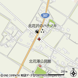 滋賀県東近江市北花沢町631周辺の地図