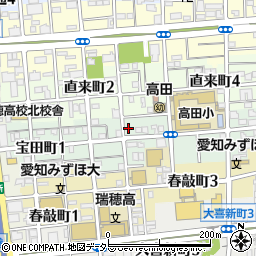 愛知県名古屋市瑞穂区宝田町3丁目1周辺の地図