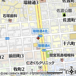 愛知県名古屋市瑞穂区瑞穂通4丁目12周辺の地図