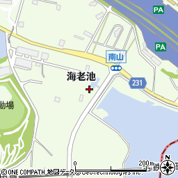 愛知県日進市米野木町（海老池）周辺の地図