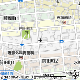 愛知県名古屋市瑞穂区本願寺町2丁目33周辺の地図