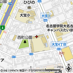名古屋市立日比野中学校周辺の地図