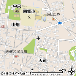 愛知県豊田市四郷町天道115-8周辺の地図
