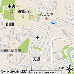 愛知県豊田市四郷町天道99-63周辺の地図