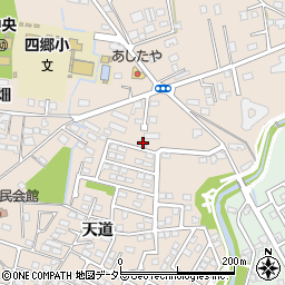 愛知県豊田市四郷町天道99-67周辺の地図