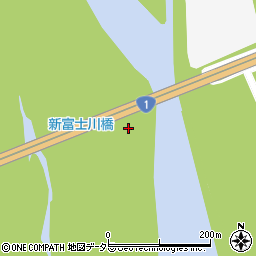 新富士川橋周辺の地図