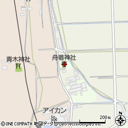 舟着神社周辺の地図