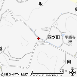 愛知県豊田市綾渡町四ツ田4-2周辺の地図