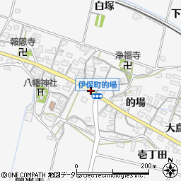 愛知県豊田市伊保町周辺の地図