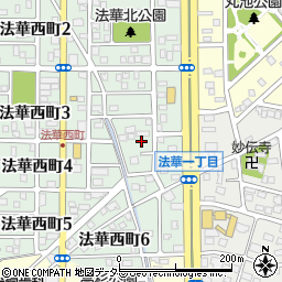 愛知県名古屋市中川区法華西町177周辺の地図