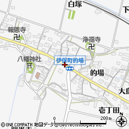 愛知県豊田市伊保町周辺の地図