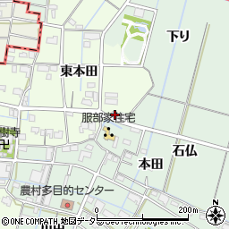 愛知県弥富市五之三町東本田67周辺の地図