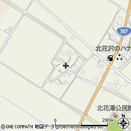 滋賀県東近江市北花沢町709周辺の地図