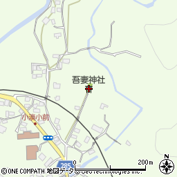 吾妻神社周辺の地図