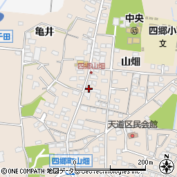 愛知県豊田市四郷町山畑92周辺の地図