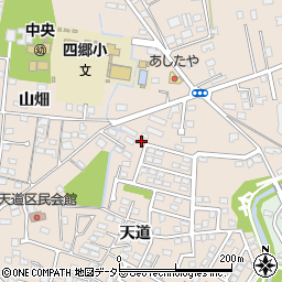 愛知県豊田市四郷町天道99-141周辺の地図