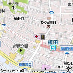 コナミスポーツクラブ植田店周辺の地図