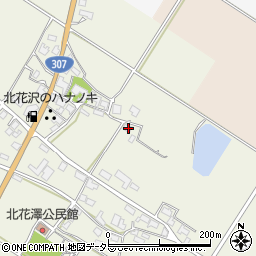 滋賀県東近江市北花沢町442周辺の地図