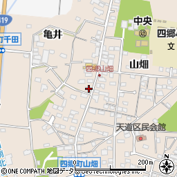 愛知県豊田市四郷町山畑49-1周辺の地図