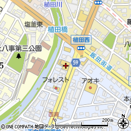 愛知トヨタ自動車天白植田店周辺の地図
