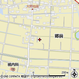 愛知県愛西市大野町郷前118周辺の地図