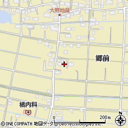 愛知県愛西市大野町郷前123周辺の地図