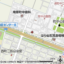 静岡県沼津市原町中1丁目7周辺の地図