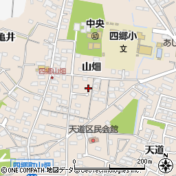 愛知県豊田市四郷町山畑115-21周辺の地図