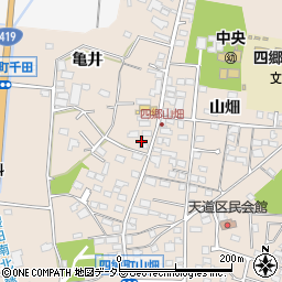 愛知県豊田市四郷町山畑50周辺の地図