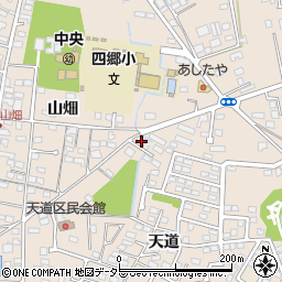 愛知県豊田市四郷町天道115-13周辺の地図